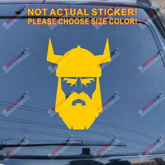 VIKING Warrior Decal Sticker Norse Nord Norway Norwegian Car Vinyl pick size c