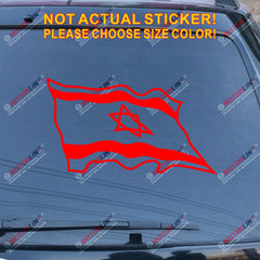 Israel Flag Israeli Decal Sticker Car Vinyl pick size color no bkgrd Jew Jewish