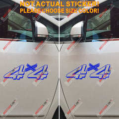 (2) 4X4 Off Road Sport Decal Sticker Car Vinyl pick size color die cut 3D style