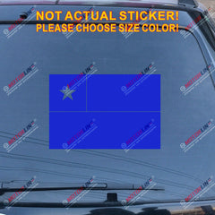 Chile Chilean Flag Decal Sticker Car Vinyl pick size color no bkgrd