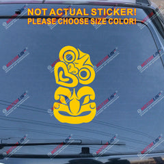 Hei-tiki Maori Tiki New Zealand Decal Sticker Car Vinyl pick size color no bkgrd