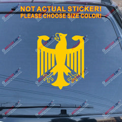 Germany Coat of arms German Eagle Decal Sticker Car Vinyl Deutschland c