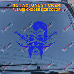 Cossack Ukraine Ukrainian Decal Sticker Car Vinyl pick size color no bkgrd face
