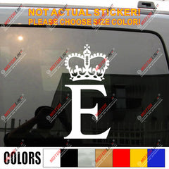Personal Flag of Queen Elizabeth 2 Car Decal Bumper Sticker