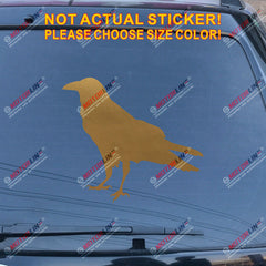 Odin Raven Decal Sticker Viking Norse Nord Norway Car Vinyl pick size color a