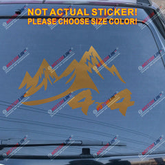 4X4 Off Road Decal Sticker Car Vinyl fit for Jeep Ford Toyota mountain Chevy b
