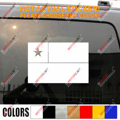 Chile Chilean Flag Decal Sticker Car Vinyl pick size color no bkgrd