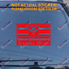 Kanaka Maoli Flag Hawaiian Hawaii Decal Sticker Car Vinyl pick size color