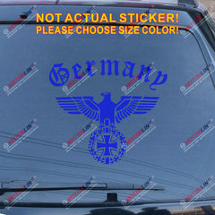 Bundesadler Reichsadler Eagle Iron Cross WW2 German Army Car Decal Sticker