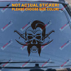 Cossack Ukraine Ukrainian Decal Sticker Car Vinyl pick size color no bkgrd face