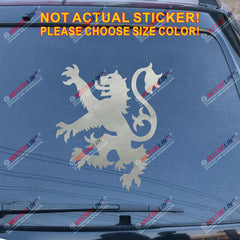Scottish Lion Rampant Scotland Decal Sticker Car Vinyl pick size color d