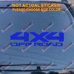4X4 Off Road Decal Sticker Car Vinyl fit for Jeep Ford Chevrolet Toyota 4WD d
