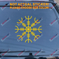 Helm Of Awe Decal Sticker Vegvisir Viking Odin Norse Norway Car Vinyl