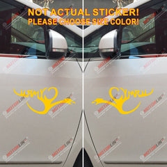Pair Wales Cymru letters Red Dragon Decal Sticker Welsh Y Ddraig Goch Car Vinyl