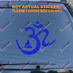 Om Symbol Buddha Decal Sticker Yoga Hindu Hinduism Buddhism Aum Car Vinyl