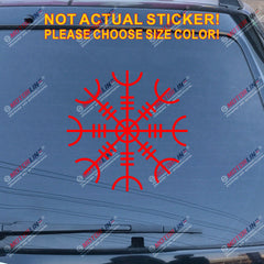 Helm Of Awe Decal Sticker Vegvisir Viking Odin Norse Norway Car Vinyl