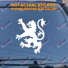 Scottish Lion Rampant Scotland Decal Sticker Car Vinyl pick size color d