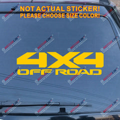 4X4 Off Road Decal Sticker Car Vinyl fit for Jeep Ford Chevrolet Toyota 4WD d