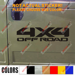 4X4 Off Road Decal Sticker Car Vinyl fit for Jeep Ford Chevrolet Toyota 4WD d