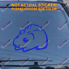 Guinea Pig Pet Decal Sticker Car Vinyl pick size color no bkgrd die cut