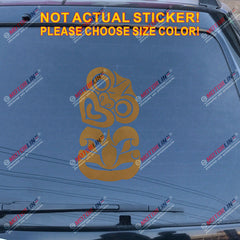Hei-tiki Maori Tiki New Zealand Decal Sticker Car Vinyl pick size color no bkgrd