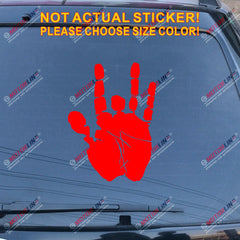 Jerry Garcia Hand Decal Sticker Car Vinyl pick size color no bkgrd die cut