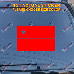 Chile Chilean Flag Decal Sticker Car Vinyl pick size color no bkgrd