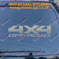 4X4 Off Road Decal Sticker Car Vinyl fit for Jeep Ford Chevrolet Toyota 4WD d
