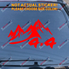 4X4 Off Road Decal Sticker Car Vinyl fit for Jeep Ford Toyota mountain Chevy b