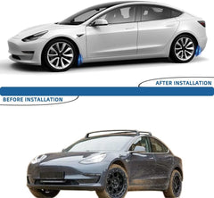 Hansshow Tesla Model 3 Mud Flaps Splash Guards No Drilling 2016-2022,All Weather Guard Mud Guard Front Rear Kits（Set of 4）