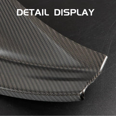 JSWAN 4pcs Real Carbon Fiber Car Door Pedal Kick Cover Fit for 11th Gen Civic Type R FL5 Typer Door Sill Cover Front and Rear Door Kick Panels Strip Overlay Accessories (4pcs Matte Black)