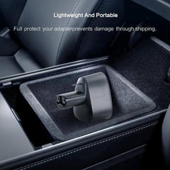 HANSSHOW CCS Charger Adapter + Retrofit Harness, Upgradeable CCS1 Adapter Functionality on Model 3 2018-2021