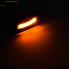 For Volvo XC60 2008-2014 Car 12V Smoke LED Dynamic Turn Signal Light Side Wing Rearview Mirror Lamp Blinker Sequential Indicator