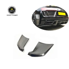 For 17-19 Audi R8 Carbon fiber rear bumper splitter spats