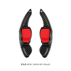 Black Carbon Fiber Paddle Shift For Skoda Octavia VRS MK3 Superb Kadaiq /Seat Leon Steering Wheel Paddle Shifter Accessories