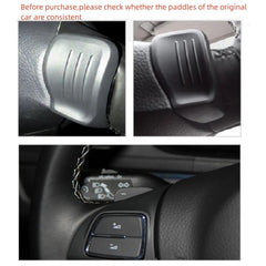 Black Carbon Fiber Paddle Shift For Skoda Octavia VRS MK3 Superb Kadaiq /Seat Leon Steering Wheel Paddle Shifter Accessories