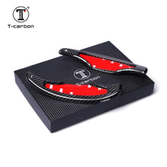 Car Steering Wheel Shift Paddle Shifter For Cadillac XTS XT5 ATS ATS-L 40T 28T Carbon Fiber Paddle Shifters