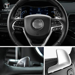 Carbon Fiber Steering Wheel Extension Shift Paddle Shifter For Jeep Grand Cherokee Dodge Charger Challenger Durango 2014-2020
