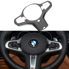 Real Dry Carbon fiber Car Steering Wheel Frame M Sport Style Interior Cover For BMW 5 Series G30 X3 G01 X4 G02 GT 2017up