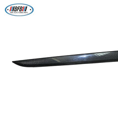 For Tesla Model X SUV Real Carbon Fiber Rear Trunk Door Decoration Trim Cover Sticker 2020