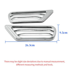 ABS Chrome Car Side Air Outlet Exterior Modification For TOYOTA LAND CRUISER 100 LC100 UZJ100 FZJ100 For Lexus LX470 1998-2007