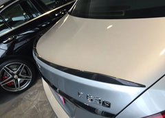 C63 Rear Trunk lip For Mercedes Benz C-Class W205 C180 C200 C250 C260 Spoiler Carbon Fiber 2015+