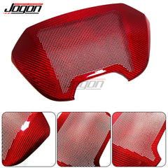 Carbon Fiber Interior Rear Waterfall Speaker Cover Trim For Corvette C8 Z51 Z06 Stingray Convertible Coupe 2020 2021 2022 2023