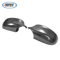 Replacement Door Side Wing Mirror Covers Carbon Fiber Mirror Cover for BMW 3 Series E90 LCI 2009-2011