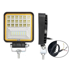 4.6inch Truck Engineering Vehicle Offroad 126w Auto Lamp 4x4 12v Led Driving Work Light with Angel Eye