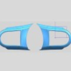 ES Real Dry Carbon Fiber Interior Accessories Trim Cover For MINI R55 R56 R57 Steering Wheel Frame Cover Trim