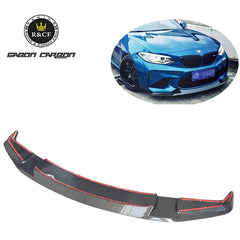 For BMW F87 M2 Carbon Fiber Front bumper Lip Splitter Spoiler GTS style 16-18
