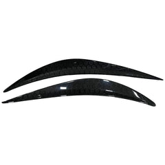 HoneyComb Dry Carbon Front Eyebrows Front Eyelips Cover Trim Real carbon add on style For Infiniti Q50 2015-2017
