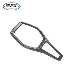 Real Carbon Fiber Gear Box Panel Gear Frame Decor Cover For Chevrolet Camaro 2016up