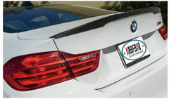 1 Piece Dry Carbon Hit Fitment Rear Wing Lip V Style Spoiler For M Series M4 F82 2014-2018